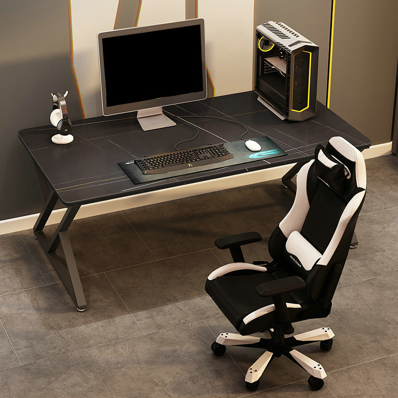 Scrivania moderna scrivania antica scrivania per computer con gambe metalliche