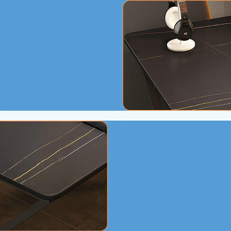 Scrivania moderna scrivania antica scrivania per computer con gambe metalliche