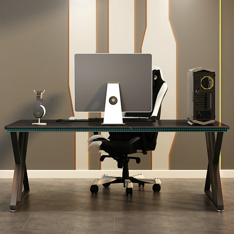 Scrivania moderna scrivania antica scrivania per computer con gambe metalliche