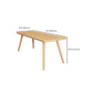 Rectangular Shaped Executive Desk Natural Writing Desk for Office