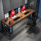 Massief hout rechthoekig gaming bureau 29,53-inch lang schrijfbureau