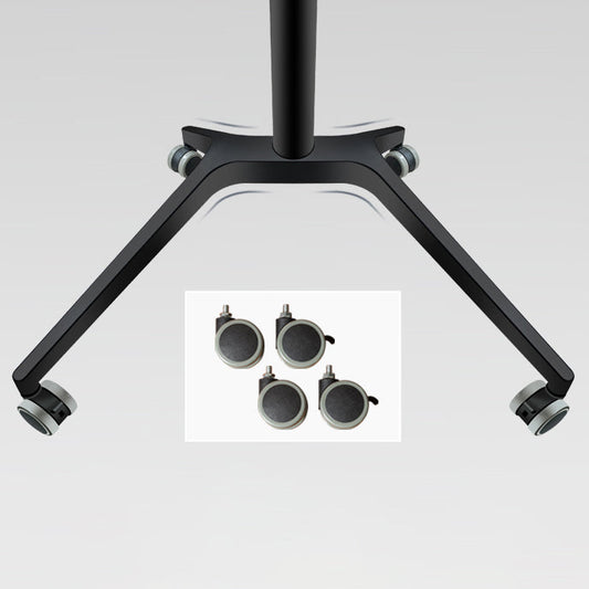 Scrivania in piedi a forma di rettangolare nero/argento/bianco scrivania per ufficio