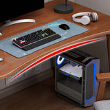 Solid Wood Office Desk Parsons Base 29.53" Tall Writing Desk Clearhalo 'furn' 'furn_office_desk' 'Furniture' 'Office Desks' 'Office Furniture' 'office_desk' 6838404