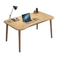 Solid Wood Office Desk Parsons Base 29.53" Tall Writing Desk Natural Clearhalo 'furn' 'furn_office_desk' 'Furniture' 'Office Desks' 'Office Furniture' 'office_desk' 6838409