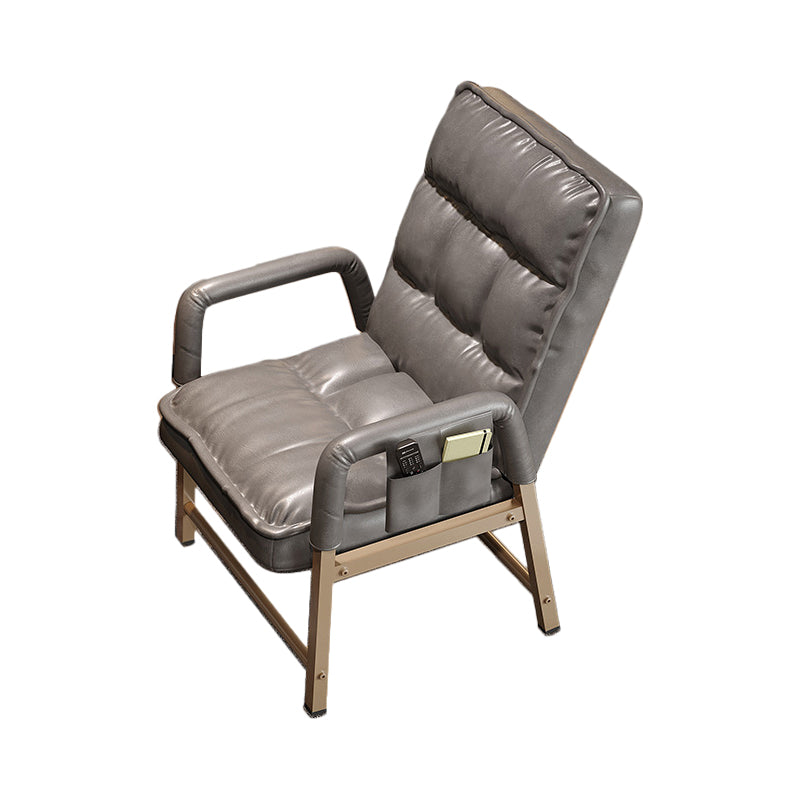 Eigentijdse vaste mantelstoel metaal verstelbare rughoogte bureau stoel