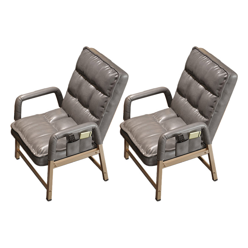 Eigentijdse vaste mantelstoel metaal verstelbare rughoogte bureau stoel