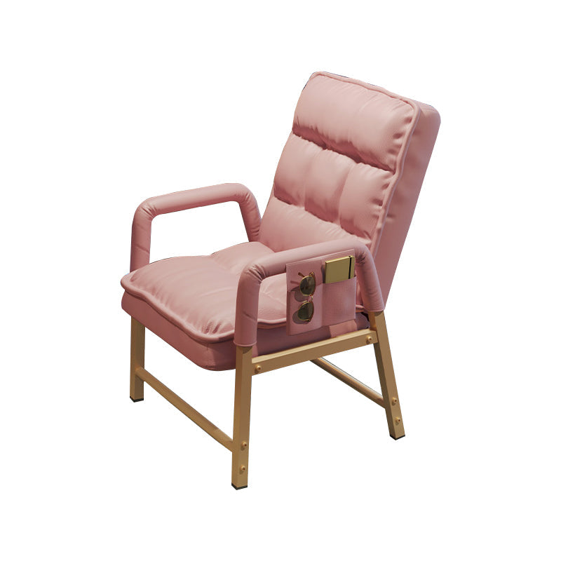 Eigentijdse vaste mantelstoel metaal verstelbare rughoogte bureau stoel