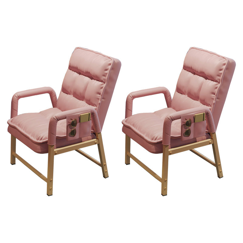 Eigentijdse vaste mantelstoel metaal verstelbare rughoogte bureau stoel