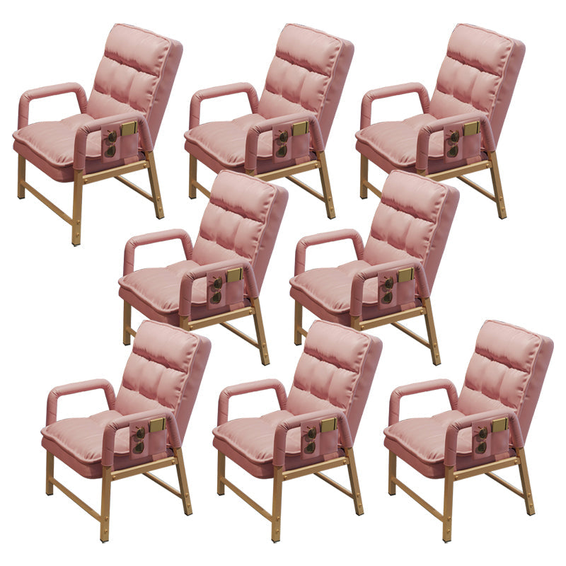 Eigentijdse vaste mantelstoel metaal verstelbare rughoogte bureau stoel