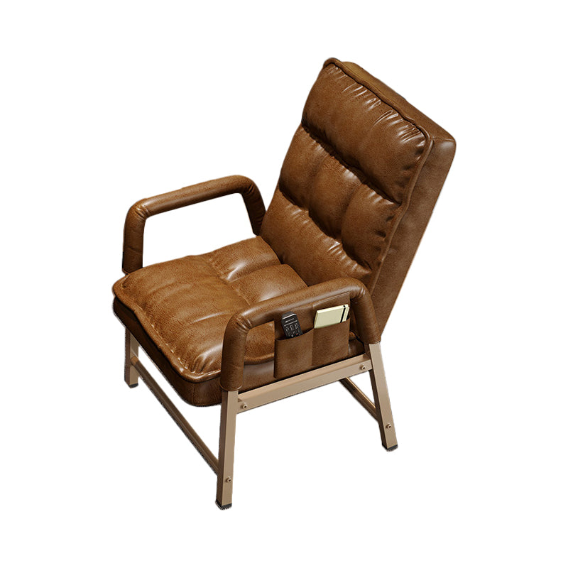 Eigentijdse vaste mantelstoel metaal verstelbare rughoogte bureau stoel