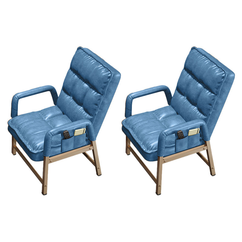 Eigentijdse vaste mantelstoel metaal verstelbare rughoogte bureau stoel