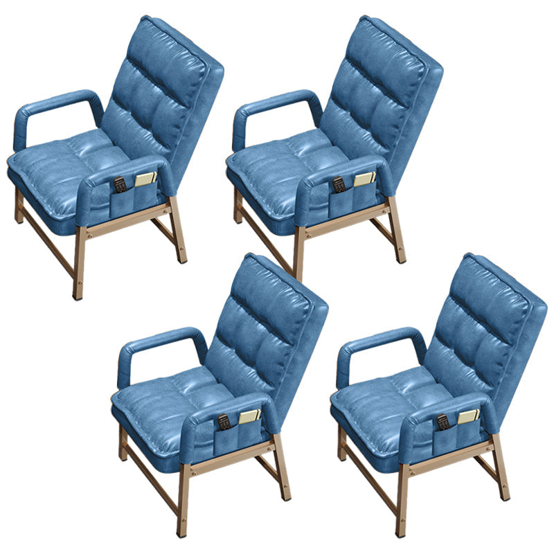 Eigentijdse vaste mantelstoel metaal verstelbare rughoogte bureau stoel