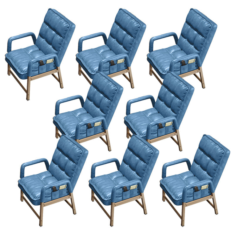 Eigentijdse vaste mantelstoel metaal verstelbare rughoogte bureau stoel