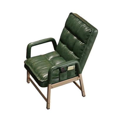 Eigentijdse vaste mantelstoel metaal verstelbare rughoogte bureau stoel