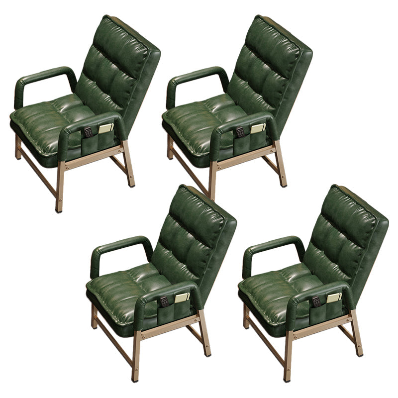 Eigentijdse vaste mantelstoel metaal verstelbare rughoogte bureau stoel