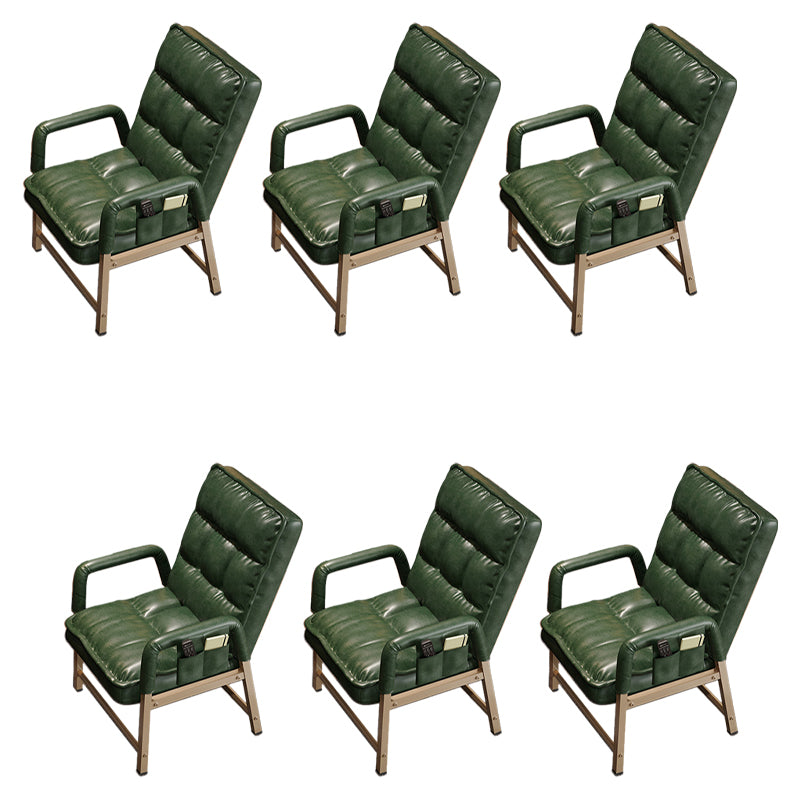 Eigentijdse vaste mantelstoel metaal verstelbare rughoogte bureau stoel