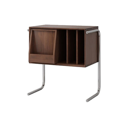 Modern Style Closed Back Bookshelf Wooden Bookcase for Home Office