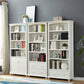 Contemporary Wood Bookshelf Standard Closed Back White Bookcase Clearhalo 'Bookcases' 'furn' 'furn_bookcases' 'Furniture' 'Office Furniture' 6839675