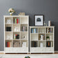 Contemporary Wood Bookshelf Standard Closed Back White Bookcase Clearhalo 'Bookcases' 'furn' 'furn_bookcases' 'Furniture' 'Office Furniture' 6839677