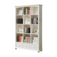 Contemporary Wood Bookshelf Standard Closed Back White Bookcase 47.2"L x 11.8"W x 70.9"H 3 Cabinet Not Included Clearhalo 'Bookcases' 'furn' 'furn_bookcases' 'Furniture' 'Office Furniture' 6839705