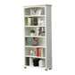 Contemporary Wood Bookshelf Standard Closed Back White Bookcase 31.5"L x 11.8"W x 70.9"H Drawer Not Included Cabinet Not Included Clearhalo 'Bookcases' 'furn' 'furn_bookcases' 'Furniture' 'Office Furniture' 6839709