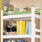 Standard Steel Open Back Bookcase Contemporary White Open Back Bookshelf