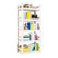 Standard Steel Open Back Bookcase Contemporary White Open Back Bookshelf
