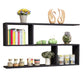 Modern Wooden Shelf Bookcase Wall Mounted Shelves Included Shelf for Bedroom