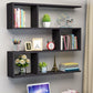 Modern Wooden Shelf Bookcase Wall Mounted Shelves Included Shelf for Bedroom