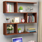 Modern Wooden Shelf Bookcase Wall Mounted Shelves Included Shelf for Bedroom