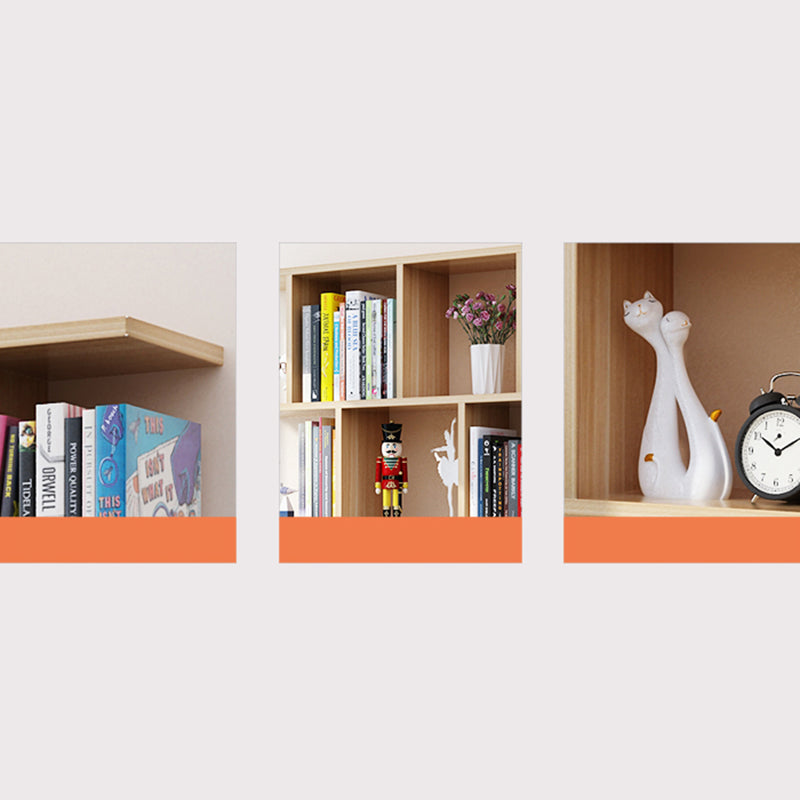 Wandmontaged Bücherregal entwickeltes Holzbuchhandel offenes Bücherregal