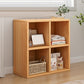 Contemporary Engineered Wood Bookshelf Standard Closed Back with Shelves