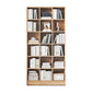 Contemporary Engineered Wood Bookshelf Standard Closed Back with Shelves