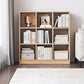 Contemporary Engineered Wood Bookshelf Standard Closed Back with Shelves