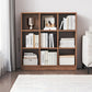 Contemporary Engineered Wood Bookshelf Standard Closed Back with Shelves