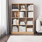 Contemporary Engineered Wood Bookshelf Standard Closed Back with Shelves