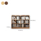 Contemporary Engineered Wood Bookshelf Standard Closed Back with Shelves
