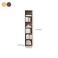 Contemporary Engineered Wood Bookshelf Standard Closed Back with Shelves