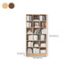Contemporary Engineered Wood Bookshelf Standard Closed Back with Shelves