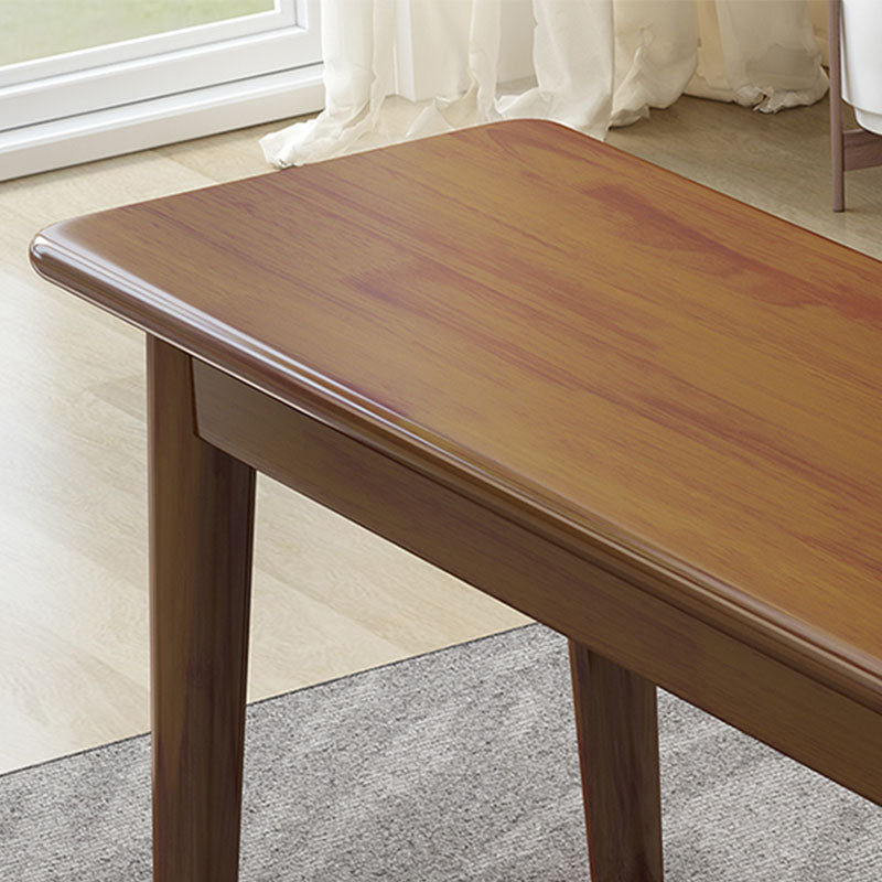 Solid Wood Seating Bench Modern Rectangle Bench , 11.7-inch Width Clearhalo 'Benches' 'Chairs & Seating' 'furn' 'furn_benches' 'Furniture' 'Living Room Furniture' 6840000