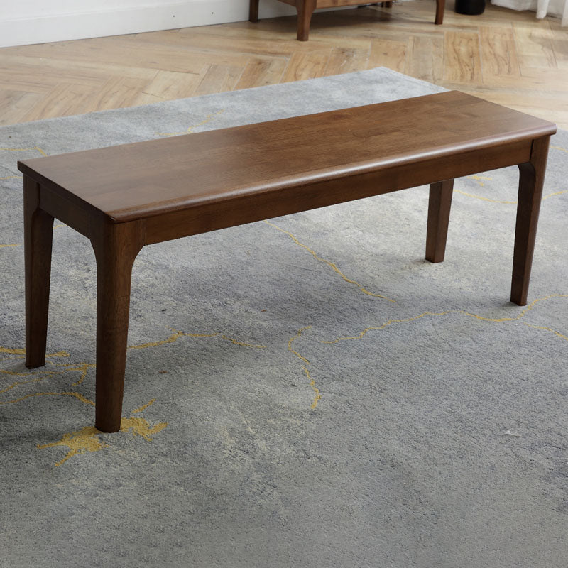 17.55インチ高さソリッドウッドベッドルームベンチソリッドカラー座席ベンチ