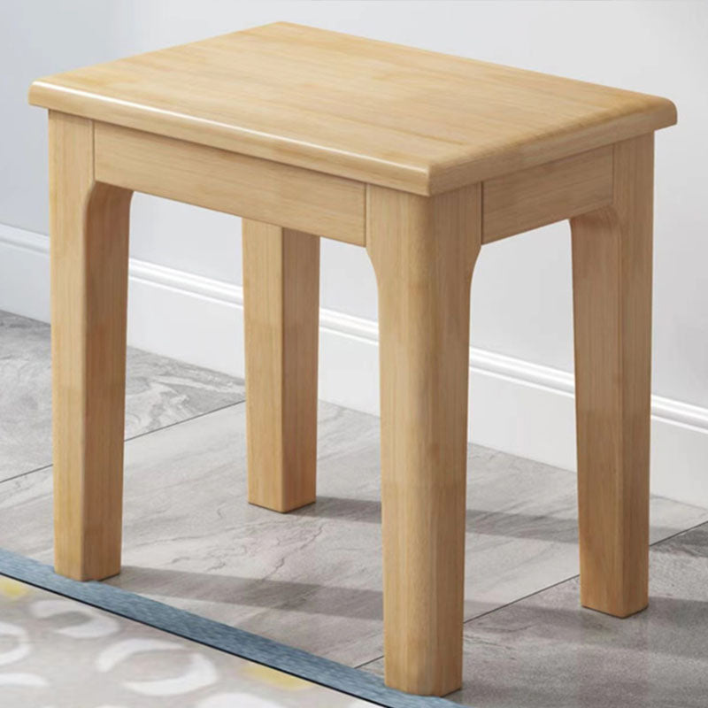 17.55インチ高さソリッドウッドベッドルームベンチソリッドカラー座席ベンチ