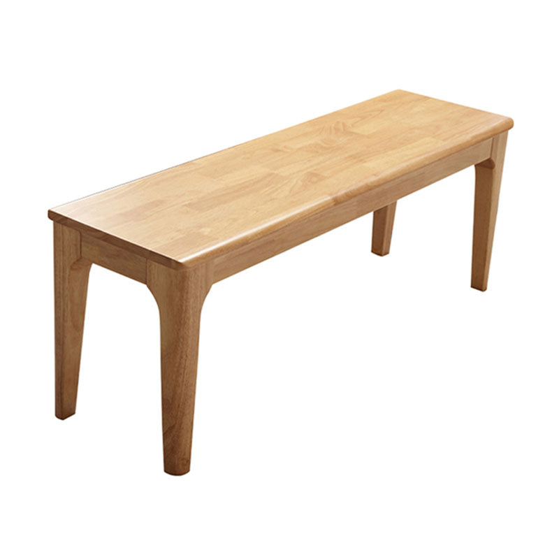 17.55インチ高さソリッドウッドベッドルームベンチソリッドカラー座席ベンチ