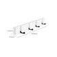 Wooden Coat Hanger Contemporary Style Home Wall Hanging Coat Rack