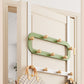 Metal and Wood Coat Hanger Contemporary Style Home Wall Hanging Coat Rack