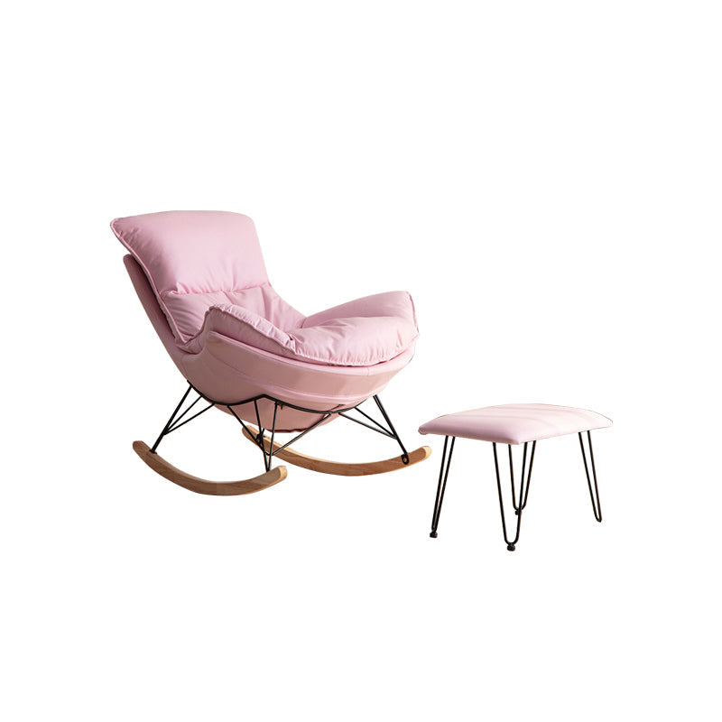 リラックスするためのモダンな怠zyなソファロッキングチェア屋内ロッキングチェア