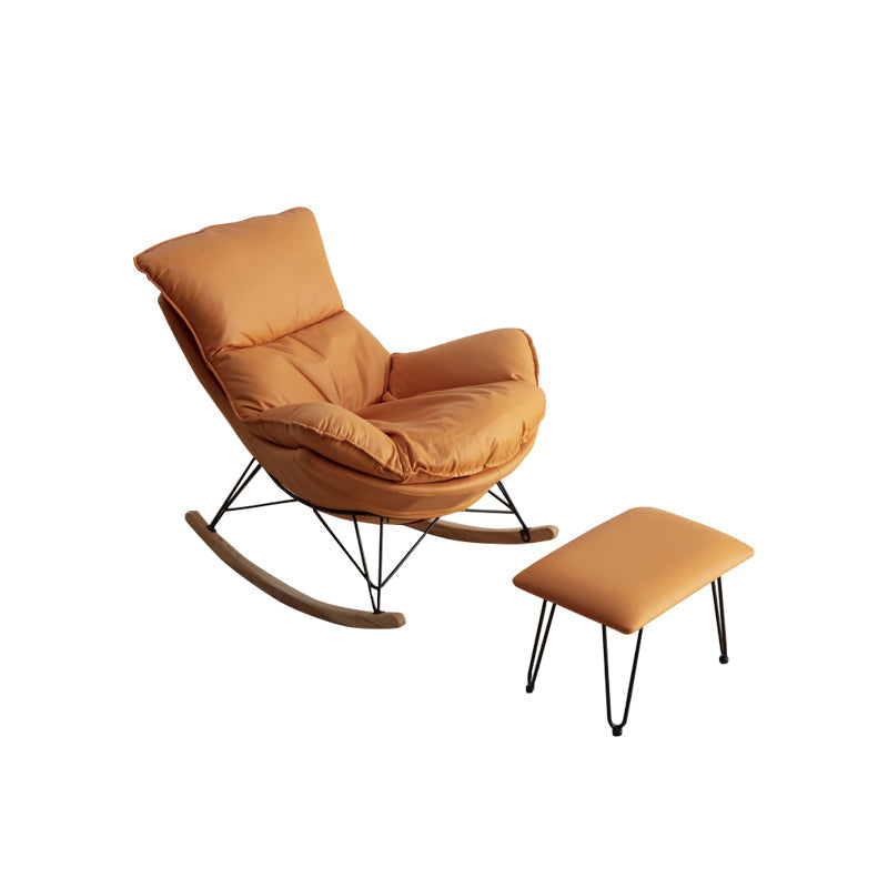 リラックスするためのモダンな怠zyなソファロッキングチェア屋内ロッキングチェア