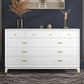 Classic Glam Storage Chest White 5/8/9 Drawers Chest , 15.6-inch Width Clearhalo 'Bedroom Furniture' 'Dressers & Chests' 'dressers_chests' 'furn' 'furn_dressers_chests' 'Furniture' 6842995