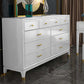 Classic Glam Storage Chest White 5/8/9 Drawers Chest , 15.6-inch Width Clearhalo 'Bedroom Furniture' 'Dressers & Chests' 'dressers_chests' 'furn' 'furn_dressers_chests' 'Furniture' 6843002