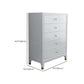 Classic Glam Storage Chest White 5/8/9 Drawers Chest , 15.6-inch Width Clearhalo 'Bedroom Furniture' 'Dressers & Chests' 'dressers_chests' 'furn' 'furn_dressers_chests' 'Furniture' 6843005